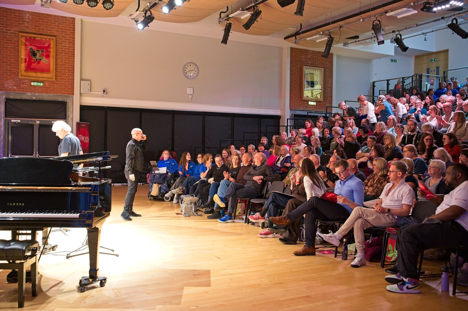 Singers participating in Russell Scott’s workshop in St Albans